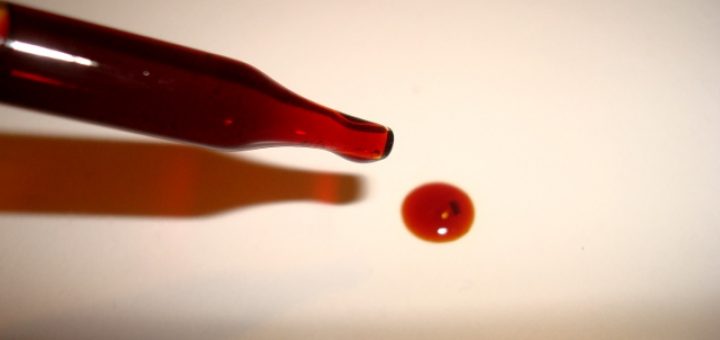 Iodine tincture drop