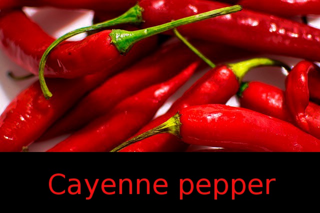 The main active ingredient in Cayenne pepper is Capsaicin.